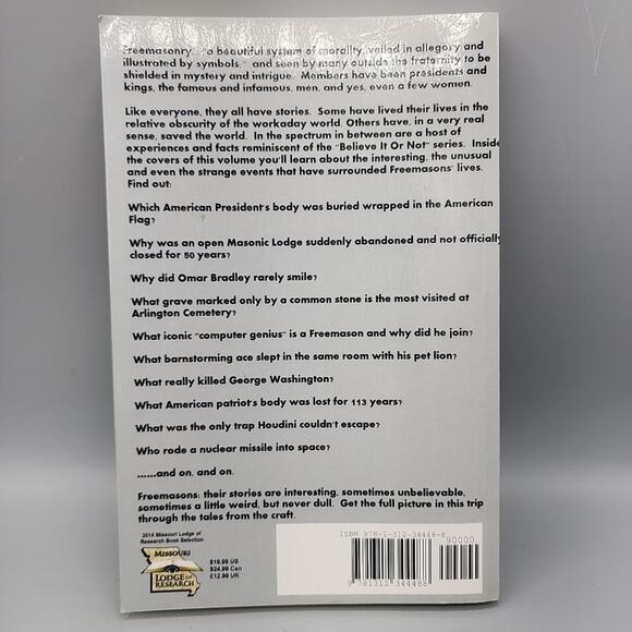 Freemasons: Tales From the Craft - Paperback By Harrison, Steven L - Picture 2 of 12